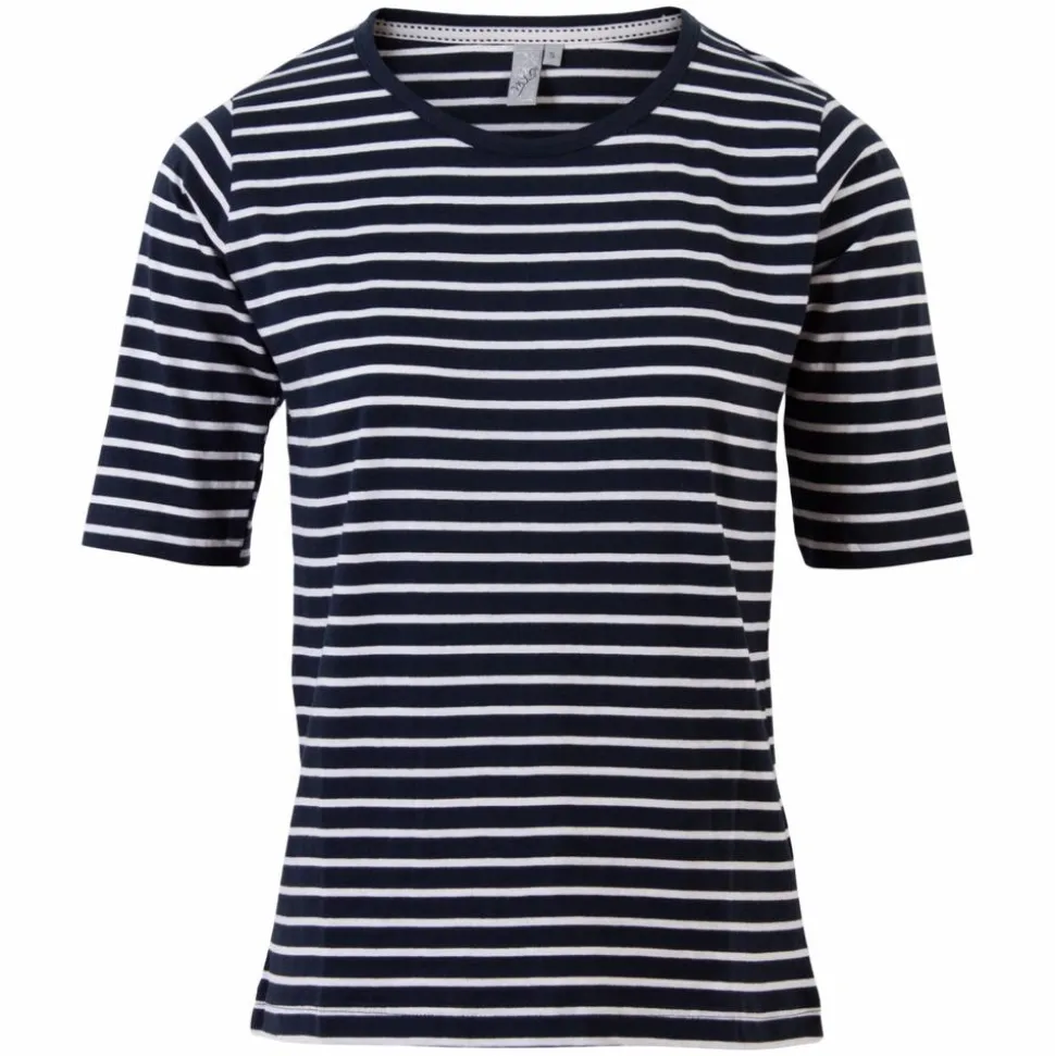 M.X.O Dame T-shirt - Navy/white
