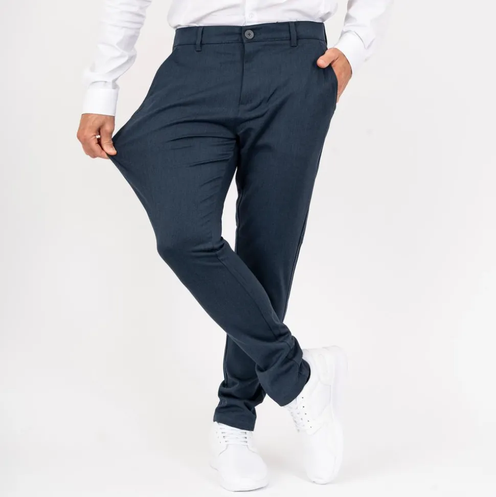 Nero Pavia Performance Herre Bukser - Medium Light Blue