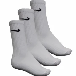Nike Crew Unisex Sportsstrømper - Hvid