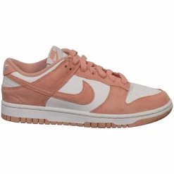 Nike Dunk Low Dame Sneakers - Orange/White