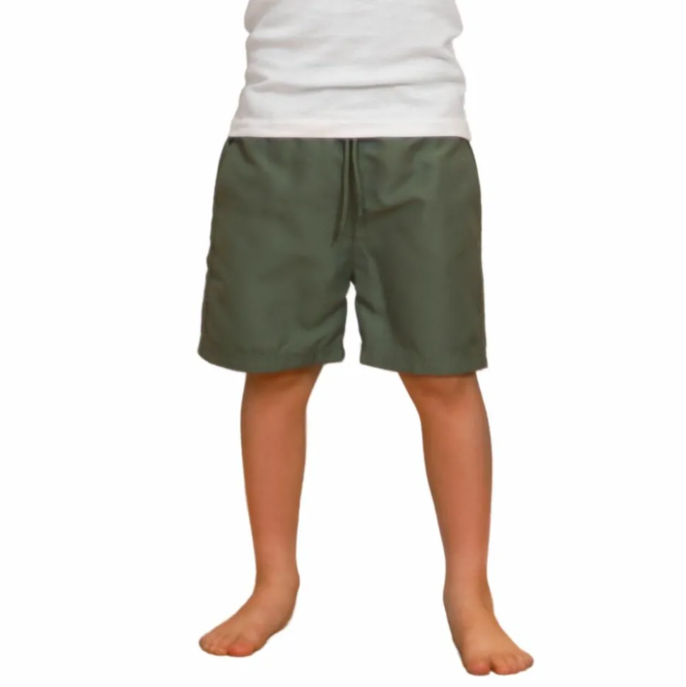 N.O.H.R. Maui Drenge Badeshorts - Duck Green
