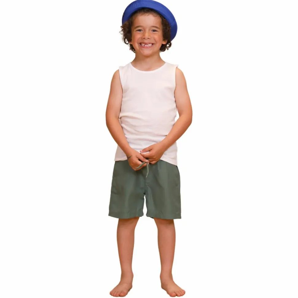 N.O.H.R. Maui Drenge Badeshorts - Duck Green