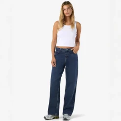 Noisy May Alexa Dame Jeans - Dark Blue Denim