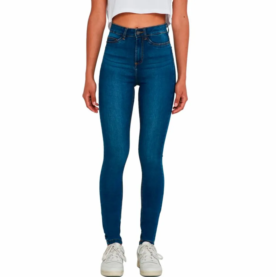 Noisy May Callie Dame Jeans - Medium Blue Denim