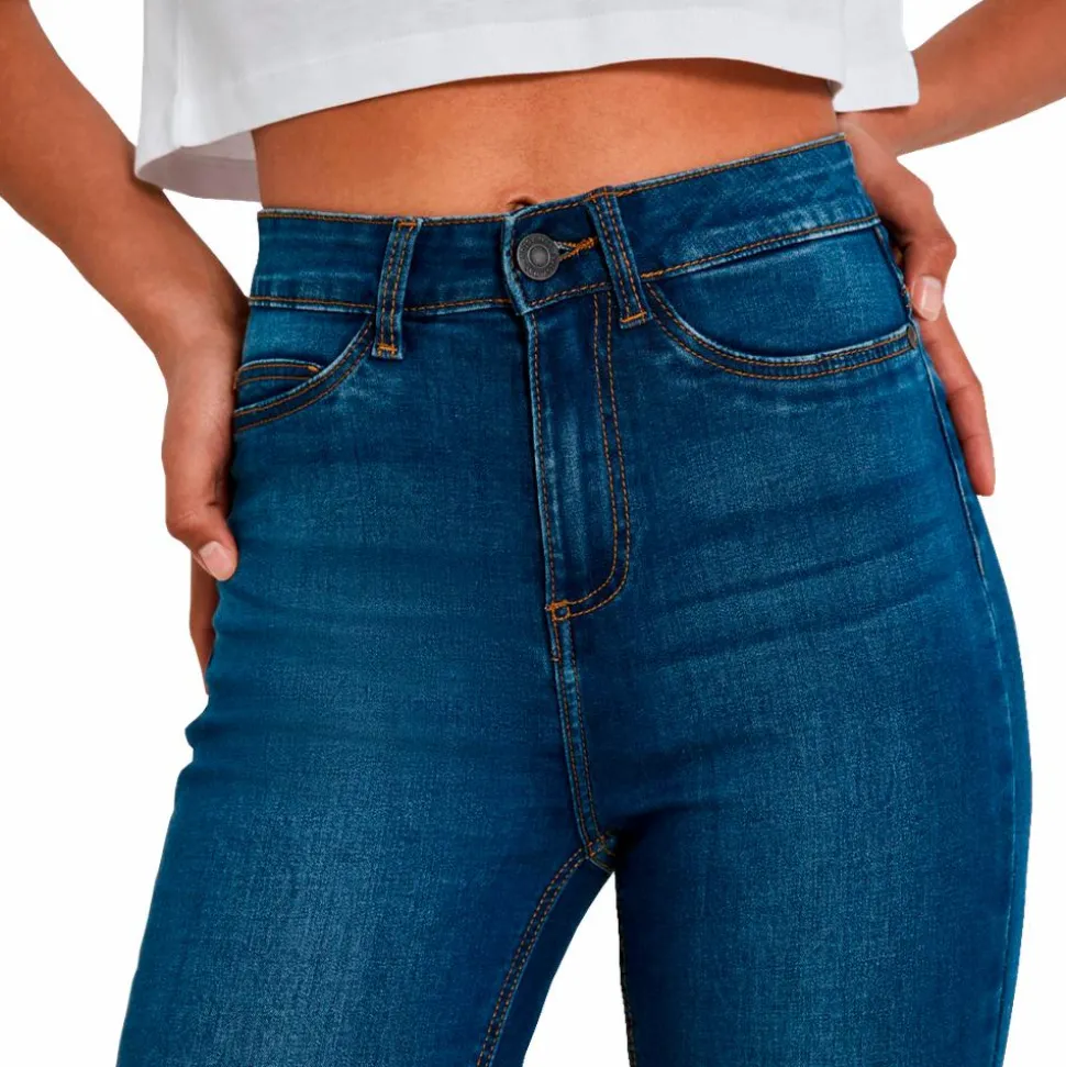 Noisy May Callie Dame Jeans - Medium Blue Denim