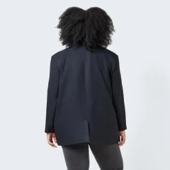Noisy May Curve Milla Dame Blazer Plus Size - Black