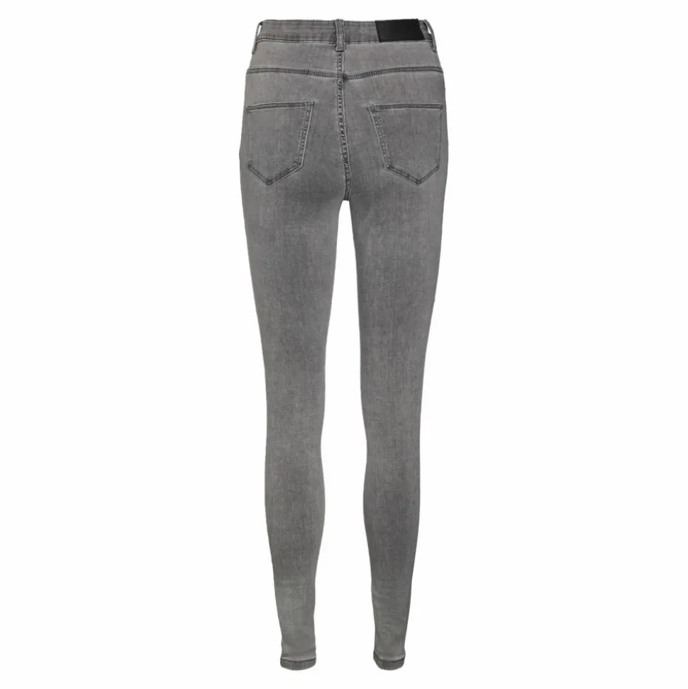 Noisy May Dame Jeans - Light Grey Denim