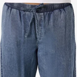 Noisy May Enza Dame Bukser - Medium Blue Denim