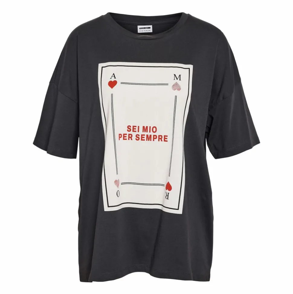 Noisy May Ida Dame T-shirt - Obsidian