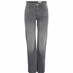Noisy May NMYOLANDA Dame Jeans - Dark Grey Denim