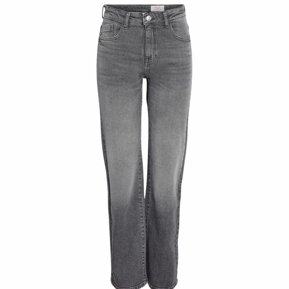 Noisy May NMYOLANDA Dame Jeans - Dark Grey Denim