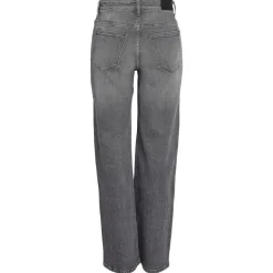 Noisy May NMYOLANDA Dame Jeans - Dark Grey Denim