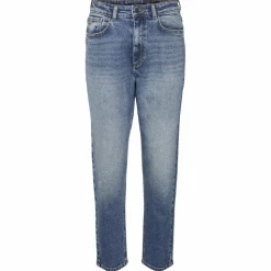 Noisy May Noise May Moni HW Dame Jeans - Dark Blue Denim