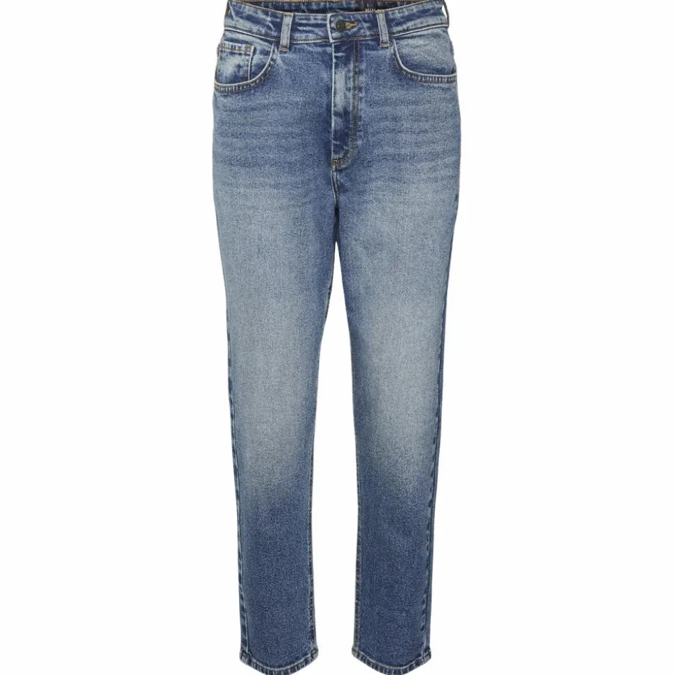 Noisy May Noise May Moni HW Dame Jeans - Dark Blue Denim