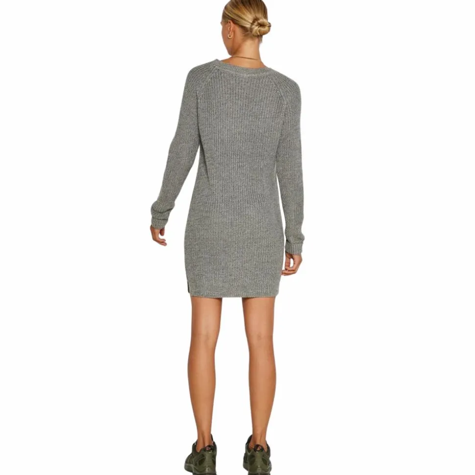 Noisy May Siesta Dame Kjole - Medium Grey Melange
