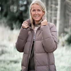 Nordic Project 18 Ayla Dame Vinterjakke m. BIONIC-FINISH® ECO coating - Caribou