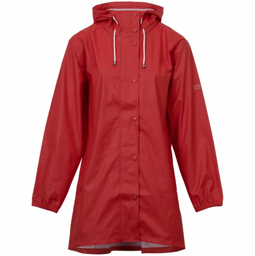 Nordic Project 18 Bossy Dame Regnjakke - POPPY RED