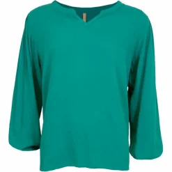 Ofelia Dame Bluse - Jade Green