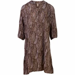 Ofelia Dame Tunika - Brown Combi