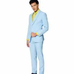 OppoSuits Herre Jakkesæt - Cool Blue