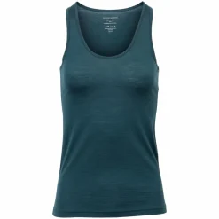 Panos Emporio Dame Tanktop i merinouldmix - DEEP TEAL
