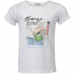Pige T-shirt - Hvid