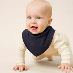 Pippi Baby Savlesmæk i økologisk bomuld - Dark Navy