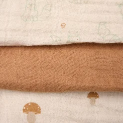 Pippi Baby Stofble i økologisk bomuld - Almond