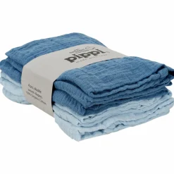 Pippi Baby Stofble i økologisk bomuld - Baby Blue