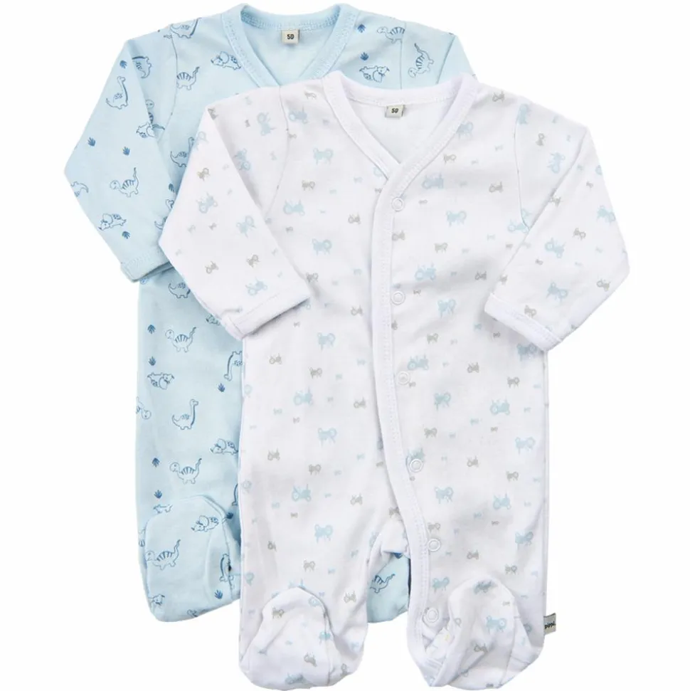 Pippi Børne Natdragt - Light Blue