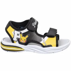 Pokémon Pikachu Børne Sandaler m. blink - Sort/gul