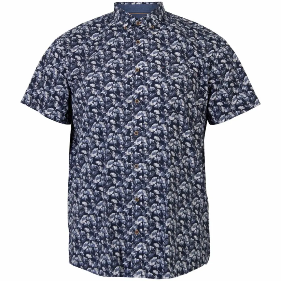 Pre End Sigfred Herre Kortærmet skjorte - Ultra Dark Navy