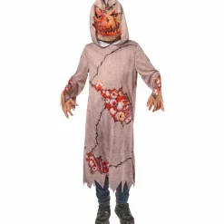 Pumpkin Goblin Børne Kostume - GRÆSKAR