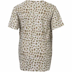 Queenz Doka Pige T-shirt m. glimmer - P2 AOP Leo Brown