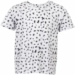 Queenz Doka Pige T-shirt m. glimmer - P2 AOP Leo Grey