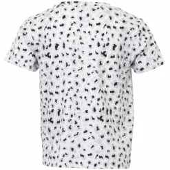 Queenz Doka Pige T-shirt m. glimmer - P2 AOP Leo Grey
