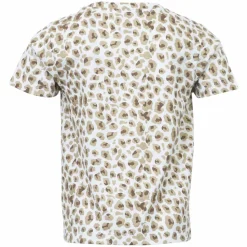 Queenz Doka Pige T-shirt m. glimmer - P2 AOP Leo Brown