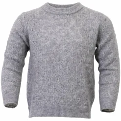 Queenz Gora Pige Striktrøje - Grey