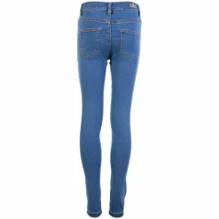 Queenz Grace Pige Jeans - M. Light Blue Denim