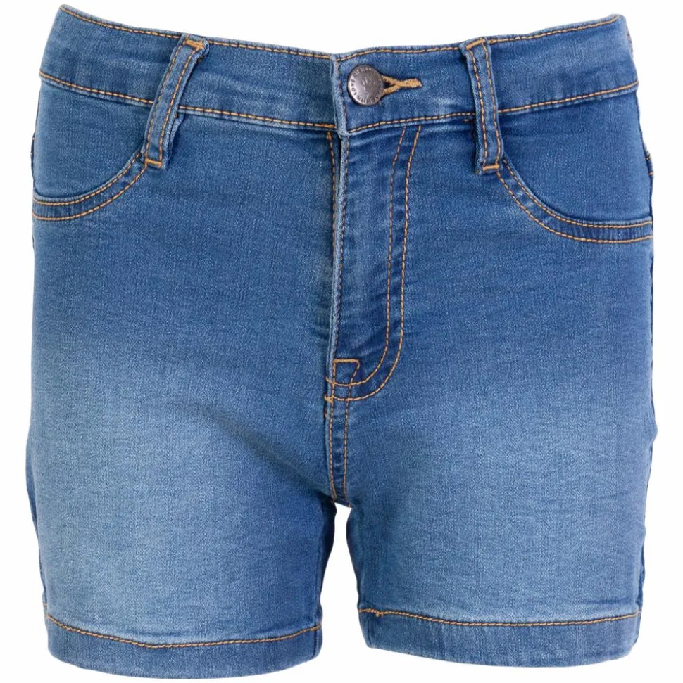 Queenz Grace Pige Shorts - M. Light Blue Denim