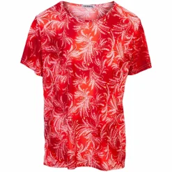 Roseline Dame T-shirt - Rød