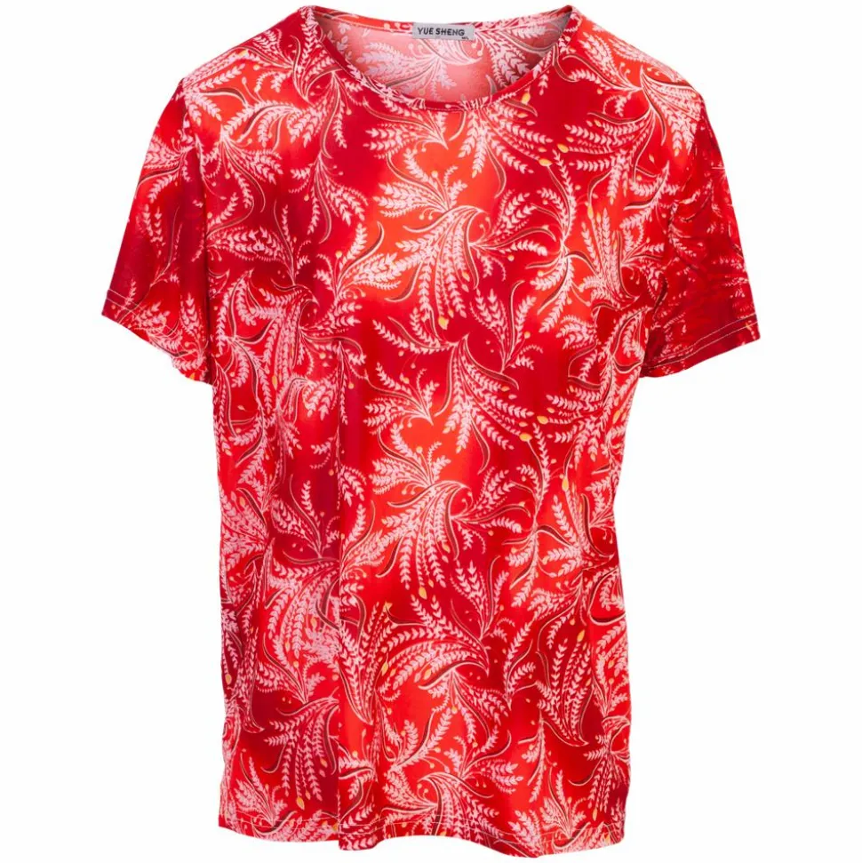 Roseline Dame T-shirt - Rød