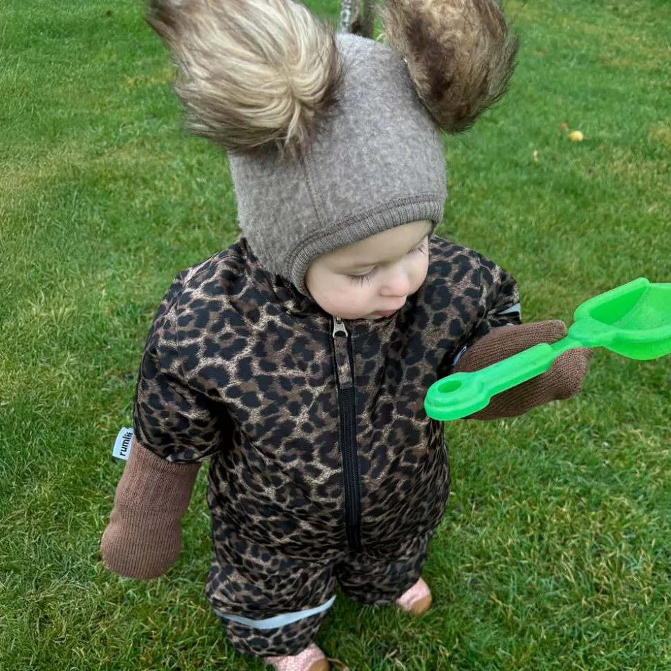 Rumlii Unisex Luffer i uldmix - Brun