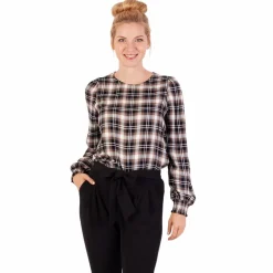 Sirup Dame Bluse - Black Combo
