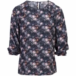 Sirup Dame Bluse - Dark Navy AOP