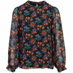 Sirup Dame Bluse - Orange Flower