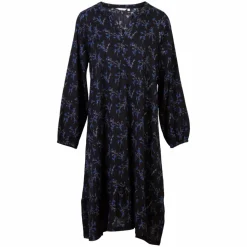 Sirup Dame Kjole - Dark Navy AOP
