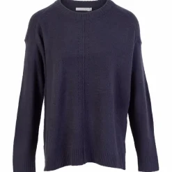 Sirup Dame Striktrøje - Dark Navy
