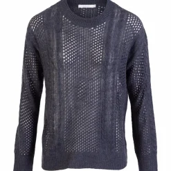 Sirup Dame Striktrøje - Dark Navy