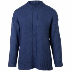 Sirup Dame Striktrøje - Limoges Blue